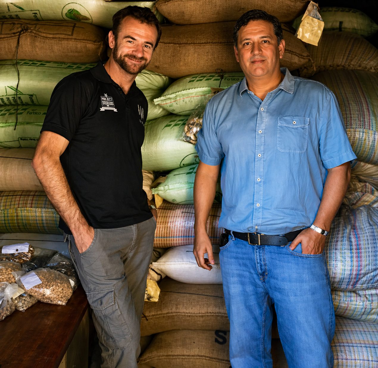 Coffee producer in the field