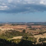 View of landscape at São Benedito Estate