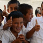 Contributing to children at the Marcala School in Santa Barbara Honduras as part of our community projects