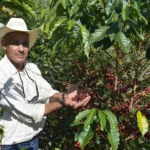 Coffee producer Remiery Orlando Carabajal at his farm Los Pinos in Honduras