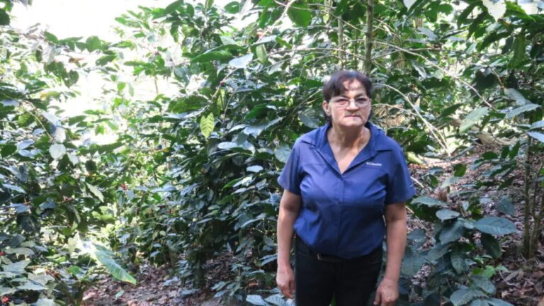 Female coffee producer Mary Nery Marquez of El Liquidambar women in coffee
