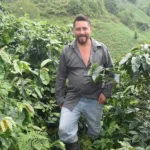 Coffee producer Jose Efrain Gonzales at his farm La Perla Honduras