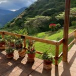View of mountain from residence at Alaska del Sur in Ecuador