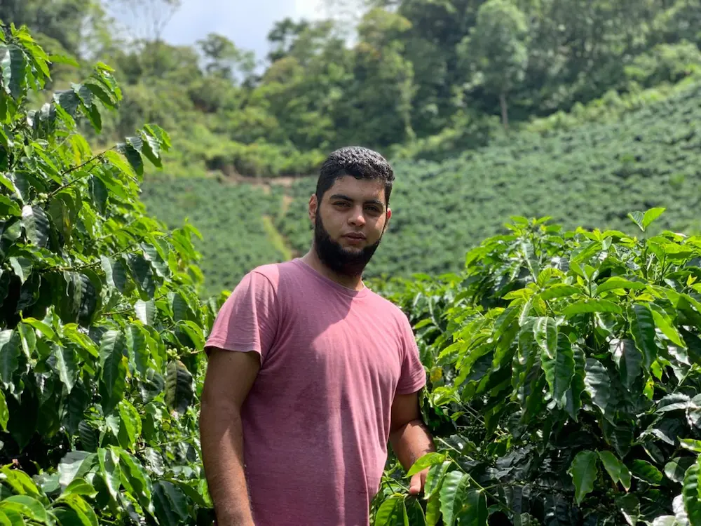 Coffee producer Carlos Madrid at his farm El Danto in Honduras