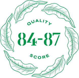 Project Origin Green Label logo quality score of 84-87 Points